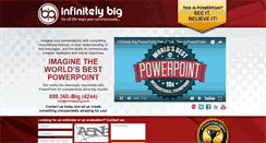 Desktop Screenshot of infinitelybig.com